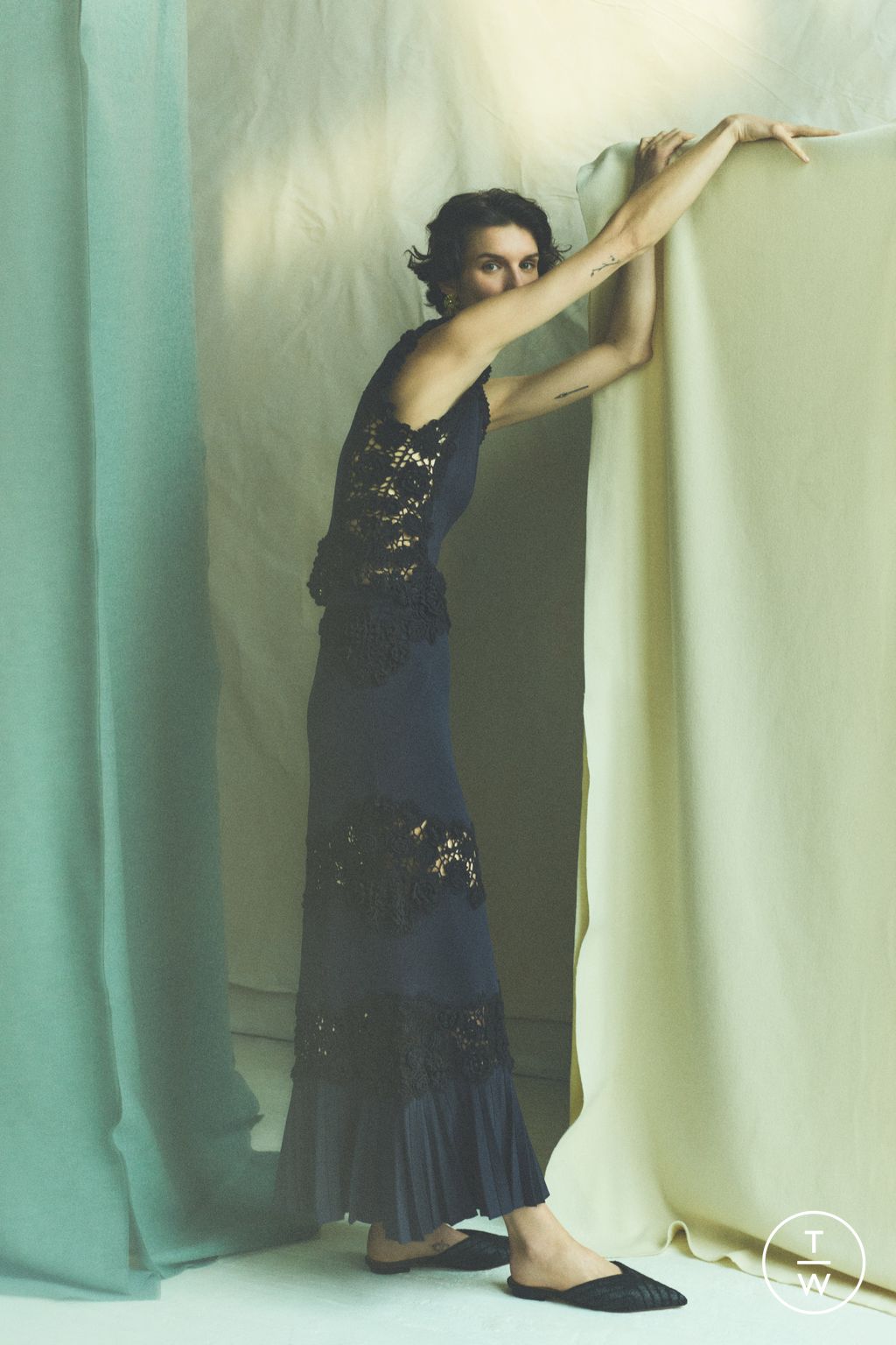 Fashion Week New York Pre-Fall 2025 look 20 from the Ulla Johnson collection womenswear