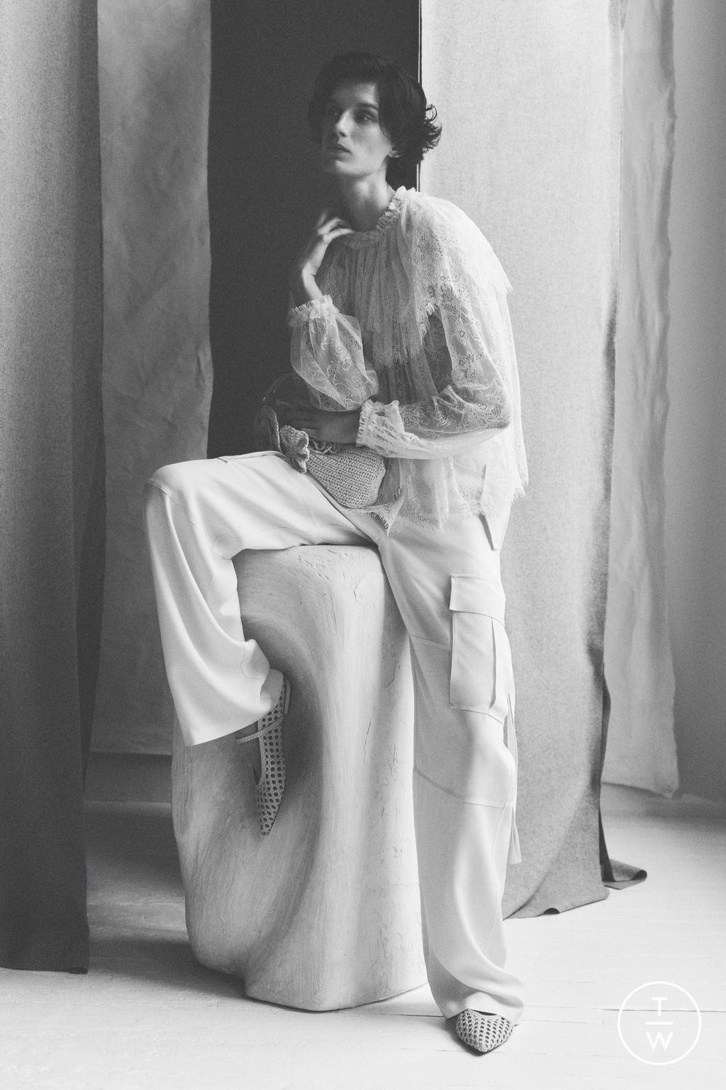 Fashion Week New York Pre-Fall 2025 look 26 de la collection Ulla Johnson womenswear