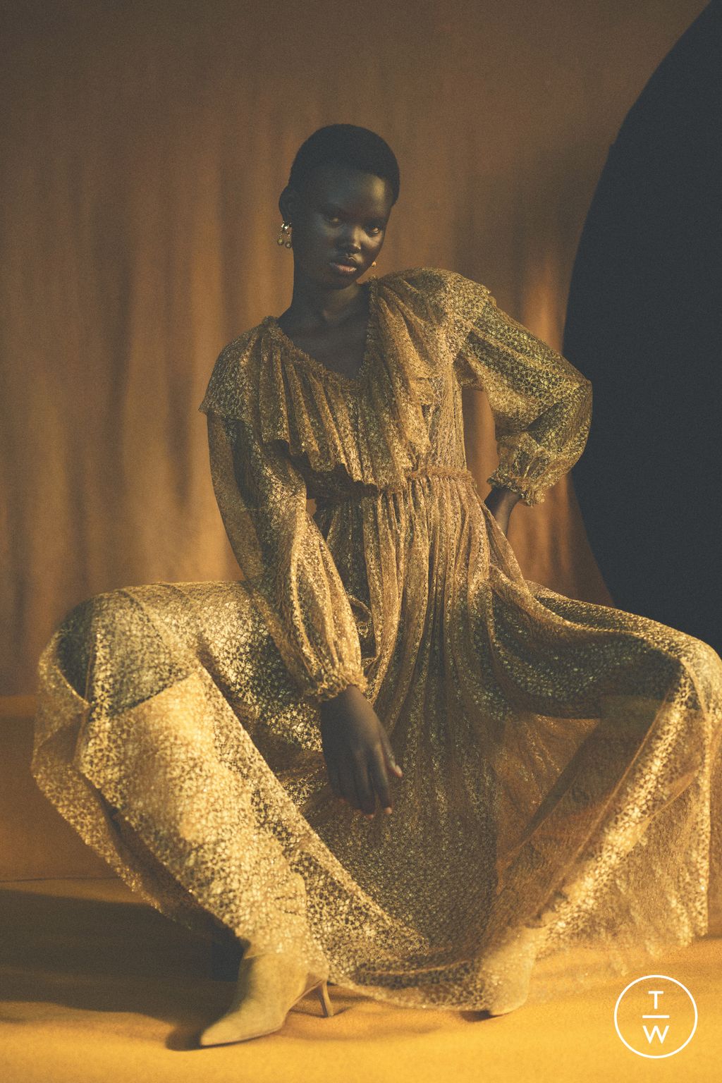 Fashion Week New York Pre-Fall 2025 look 3 from the Ulla Johnson collection womenswear