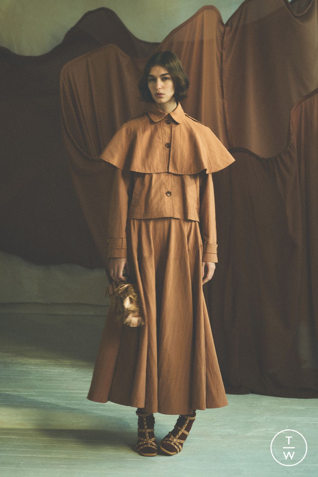 Fashion Week New York Pre-Fall 2025 look 4 from the Ulla Johnson collection womenswear
