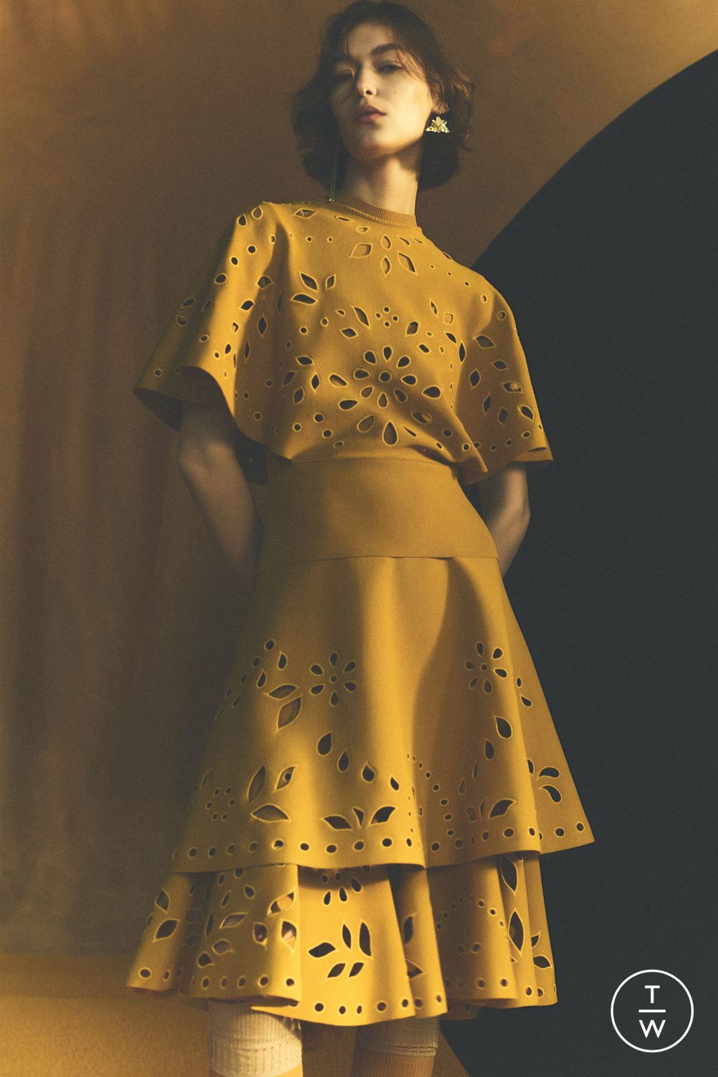 Fashion Week New York Pre-Fall 2025 look 8 de la collection Ulla Johnson womenswear