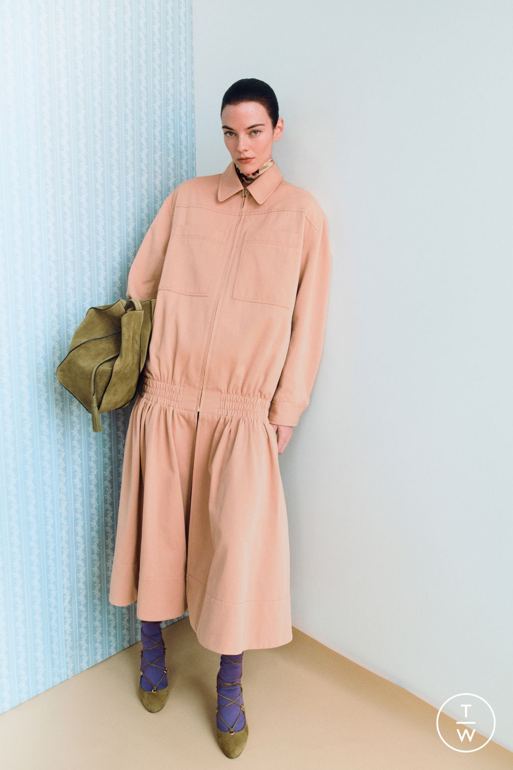 Fashion Week New York Pre-Fall 2026 look 12 de la collection Ulla Johnson womenswear