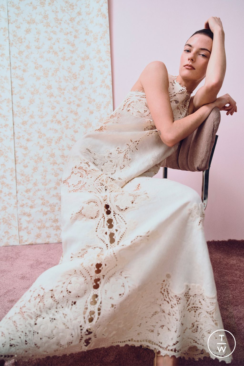 Fashion Week New York Pre-Fall 2026 look 21 from the Ulla Johnson collection womenswear