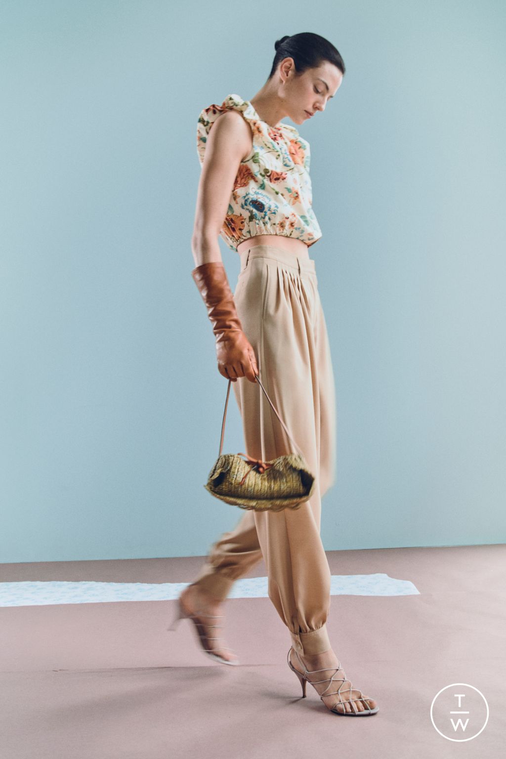 Fashion Week New York Pre-Fall 2026 look 25 from the Ulla Johnson collection womenswear