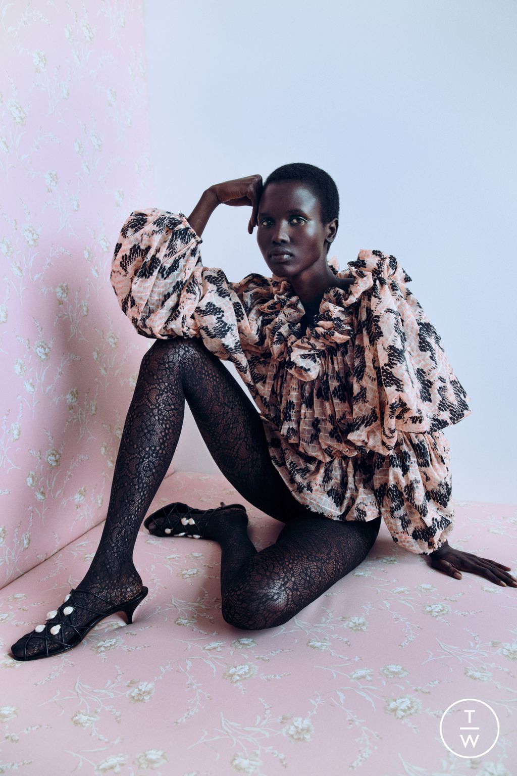 Fashion Week New York Pre-Fall 2026 look 7 de la collection Ulla Johnson womenswear