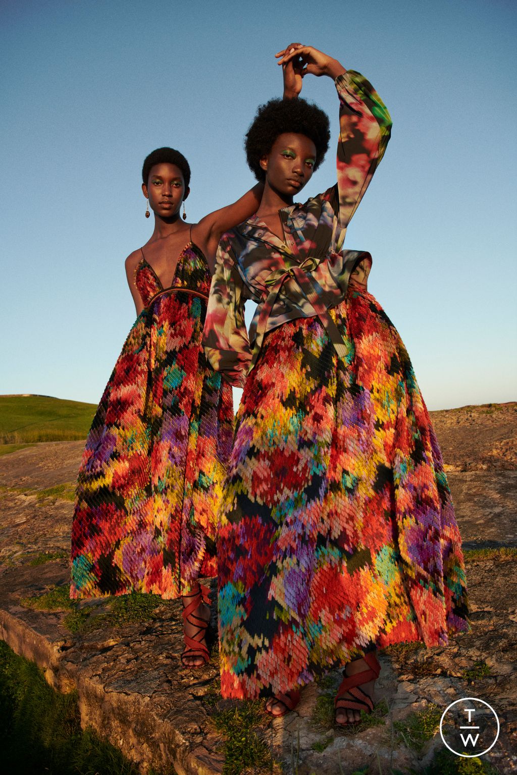 Fashion Week New York Pre-Fall 2024 look 10 de la collection Ulla Johnson womenswear