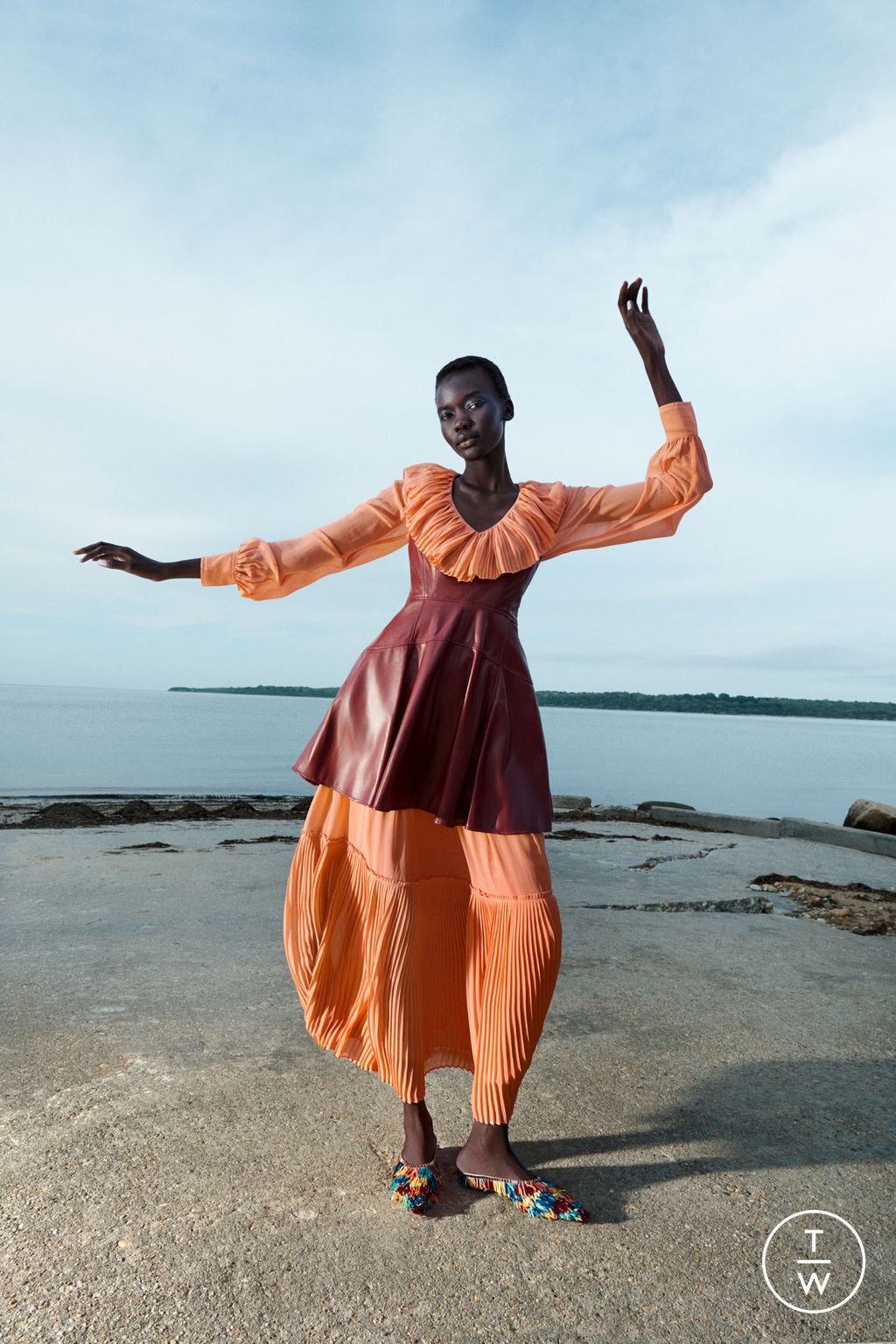 Fashion Week New York Resort 2025 look 22 from the Ulla Johnson collection womenswear