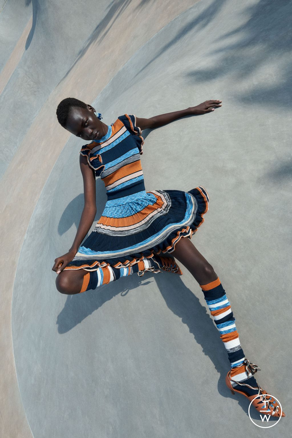 Fashion Week New York Resort 2025 look 24 from the Ulla Johnson collection womenswear