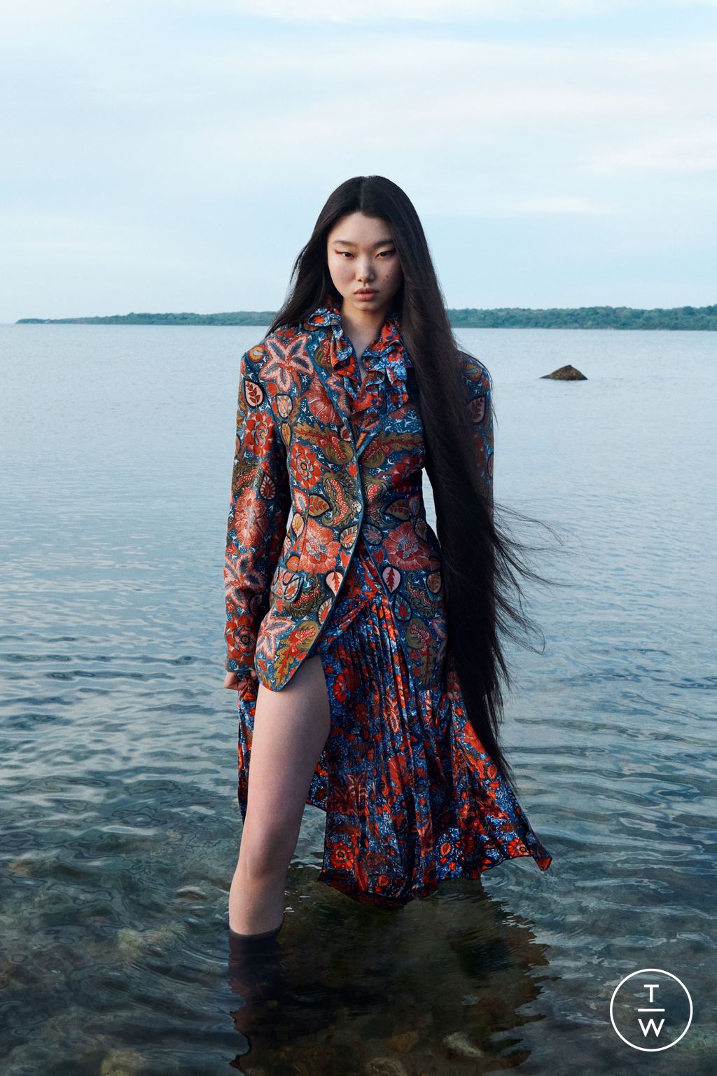 Fashion Week New York Resort 2025 look 36 from the Ulla Johnson collection womenswear