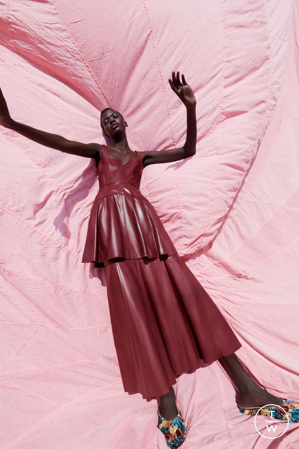 Fashion Week New York Resort 2025 look 5 from the Ulla Johnson collection womenswear