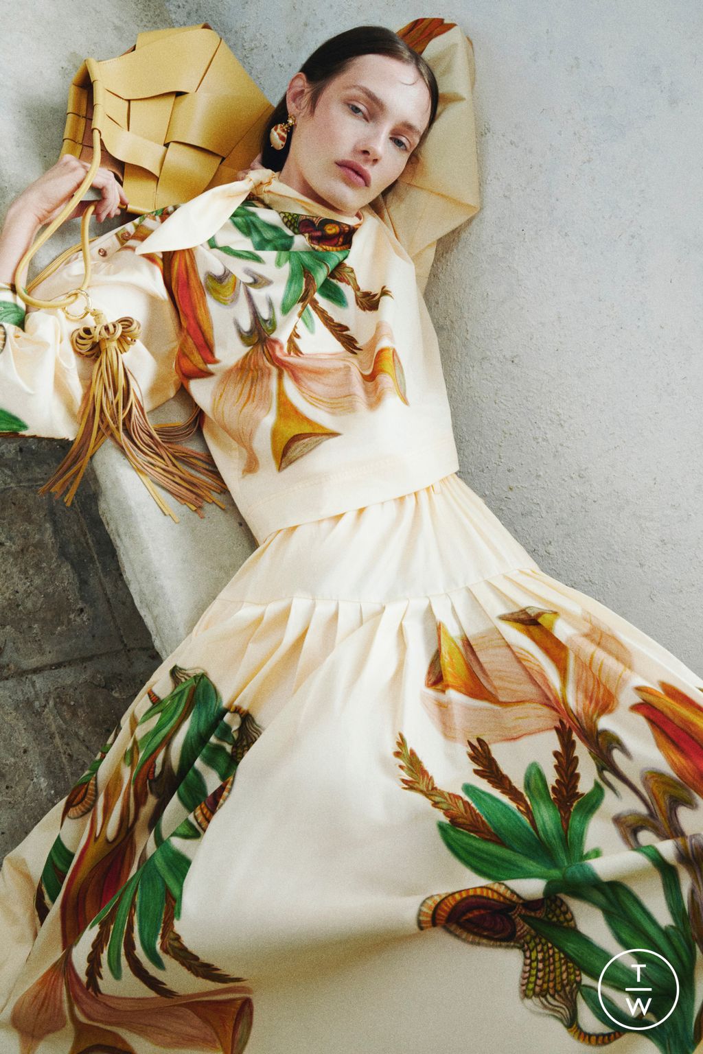 Fashion Week New York Resort 2026 look 1 de la collection Ulla Johnson womenswear