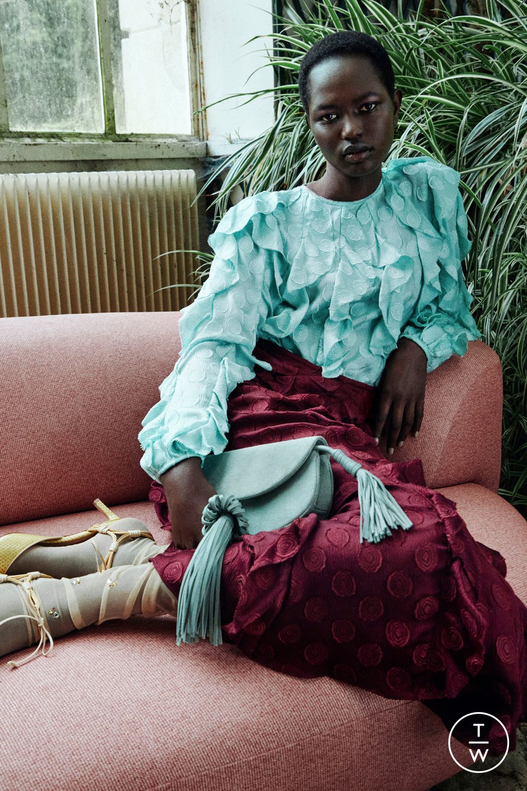 Fashion Week New York Resort 2026 look 2 from the Ulla Johnson collection womenswear