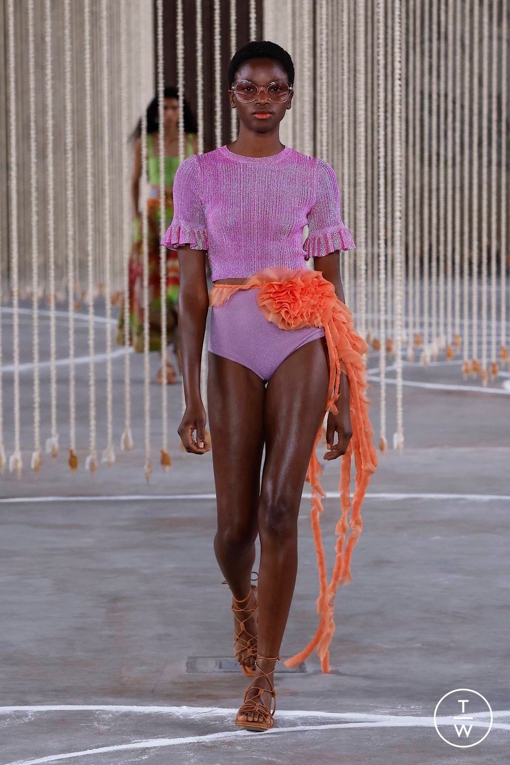 Fashion Week New York Spring/Summer 2024 look 10 from the Ulla Johnson collection 女装