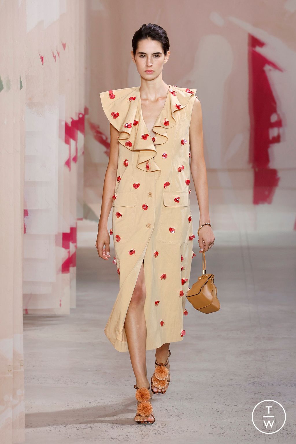 Fashion Week New York Spring/Summer 2025 look 5 de la collection Ulla Johnson womenswear