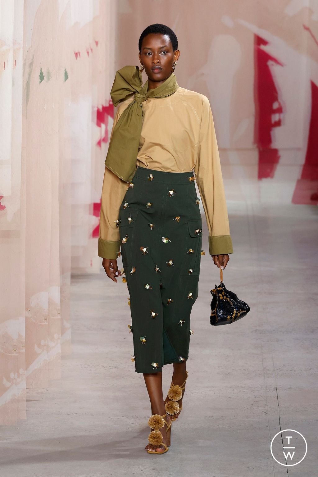 Fashion Week New York Spring/Summer 2025 look 14 from the Ulla Johnson collection womenswear
