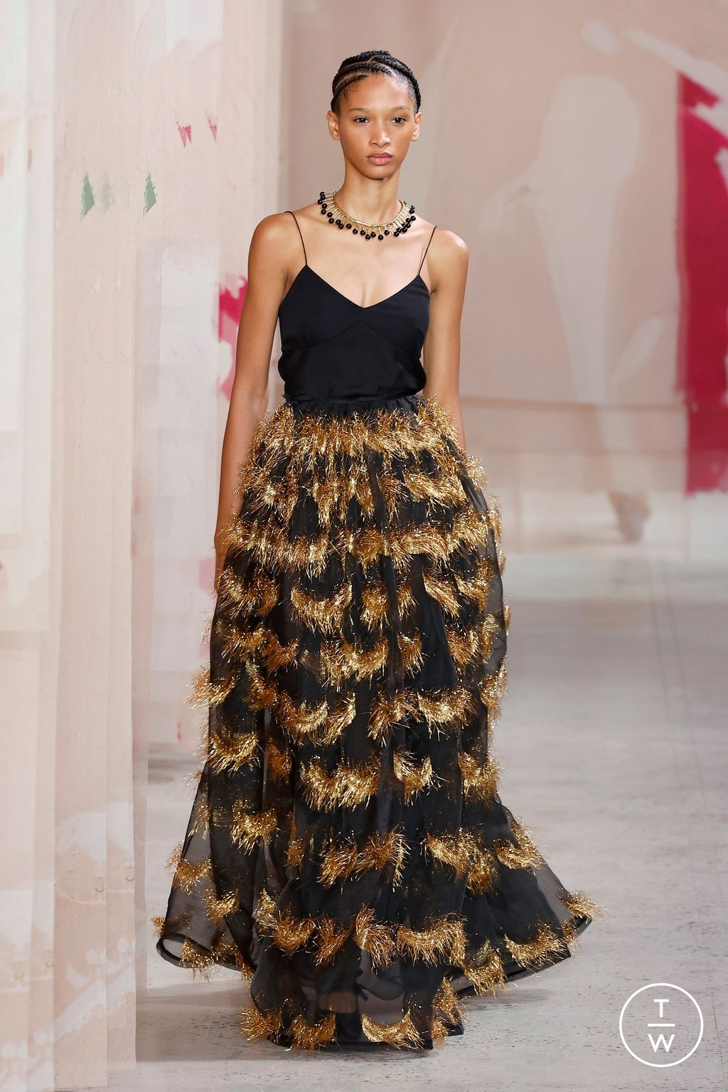 Fashion Week New York Spring/Summer 2025 look 48 from the Ulla Johnson collection womenswear