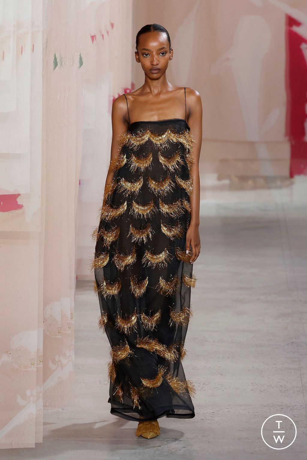 Fashion Week New York Spring/Summer 2025 look 50 from the Ulla Johnson collection womenswear