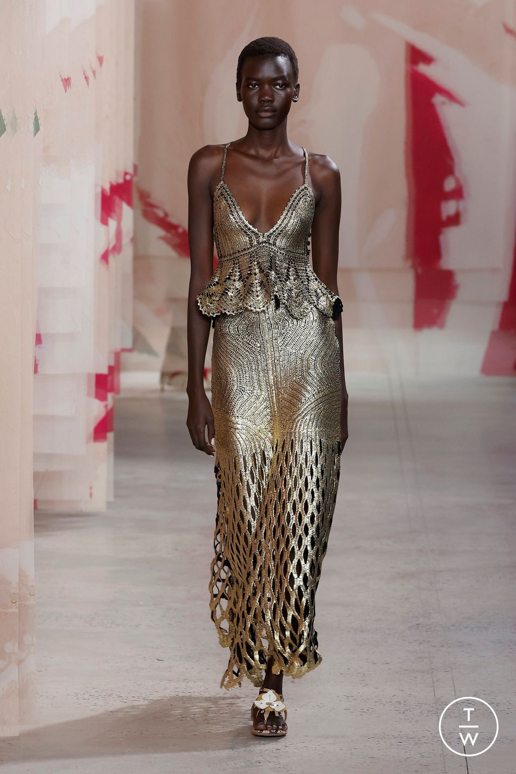 Fashion Week New York Spring/Summer 2025 look 56 from the Ulla Johnson collection womenswear