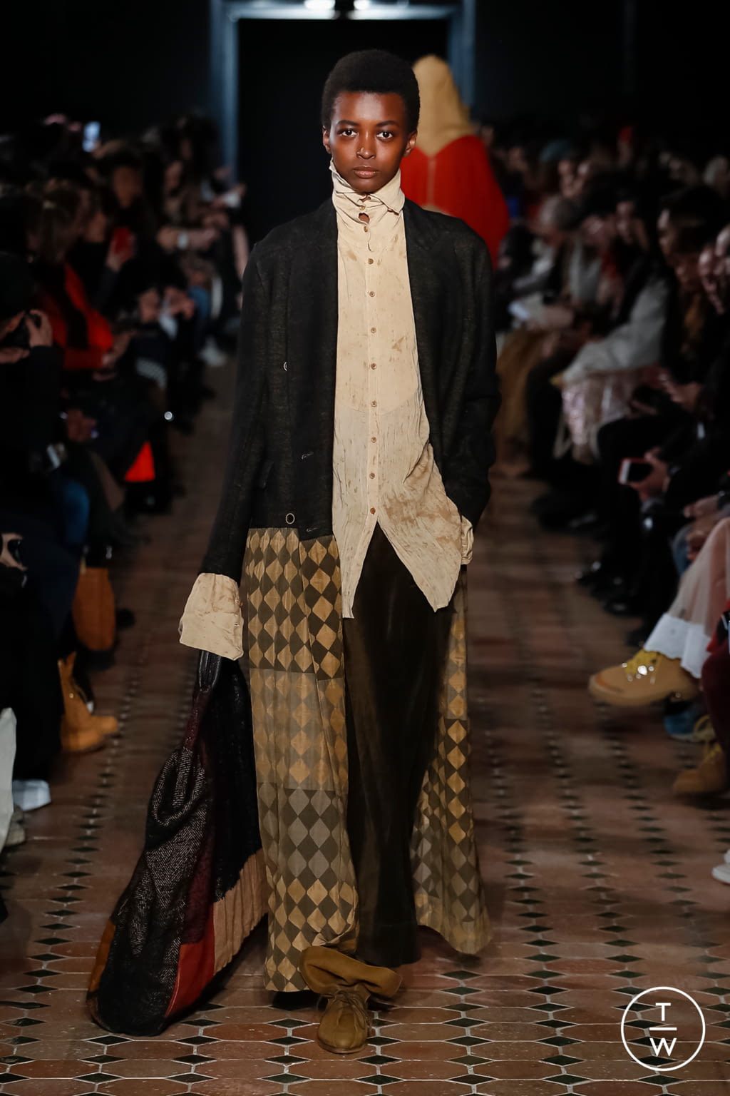 Fashion Week Paris Fall/Winter 2018 look 26 from the Uma Wang collection 女装