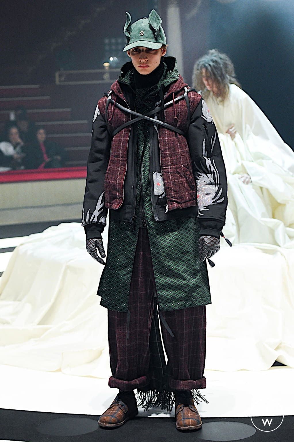 Fashion Week Paris Fall/Winter 2020 look 17 from the Undercover collection 男装