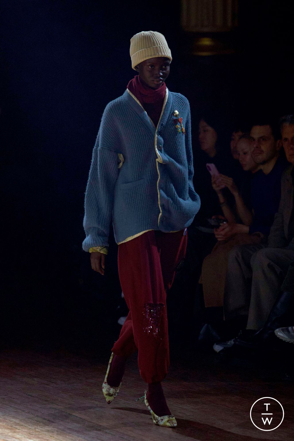 Fashion Week Paris Fall/Winter 2025 look 3 from the Undercover collection womenswear