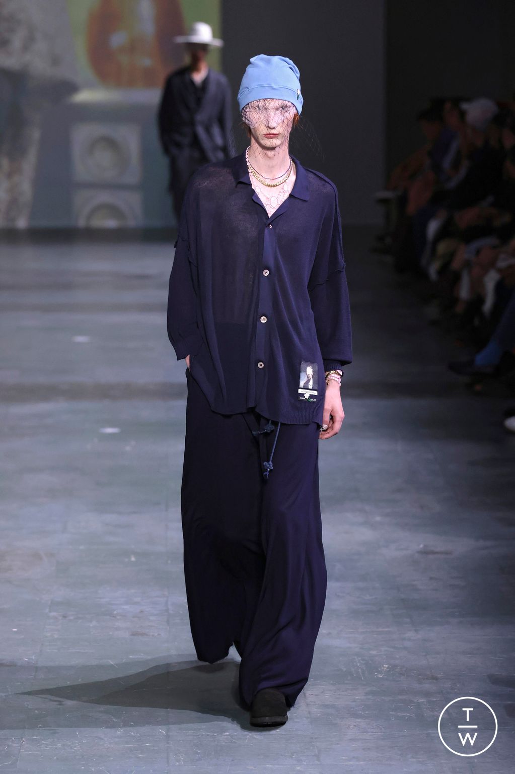 Fashion Week Paris Spring-Summer 2025 look 34 from the Undercover collection menswear