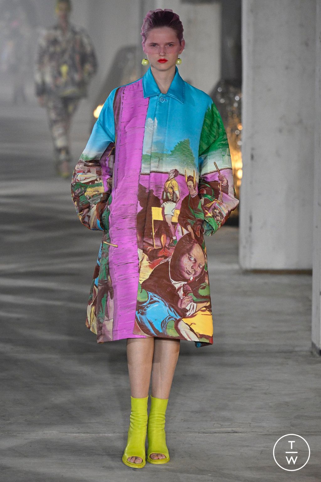 Fashion Week Paris Spring/Summer 2024 look 23 from the Undercover collection womenswear