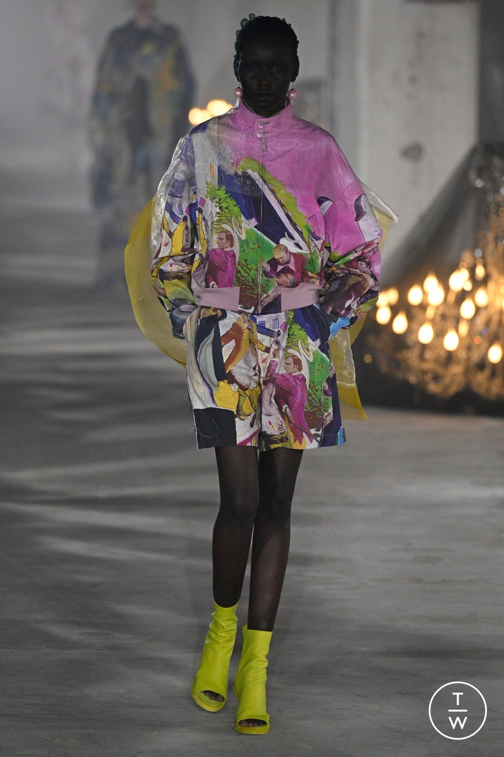 Fashion Week Paris Spring/Summer 2024 look 30 from the Undercover collection womenswear