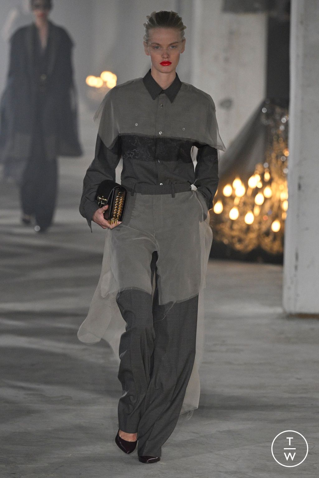 Fashion Week Paris Spring/Summer 2024 look 47 from the Undercover collection womenswear