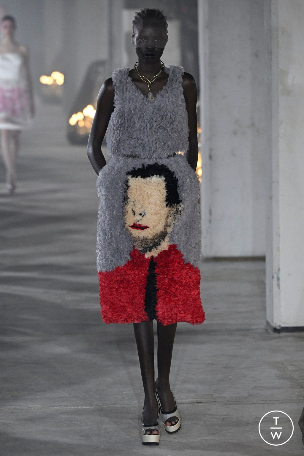 Fashion Week Paris Spring/Summer 2024 look 51 from the Undercover collection womenswear