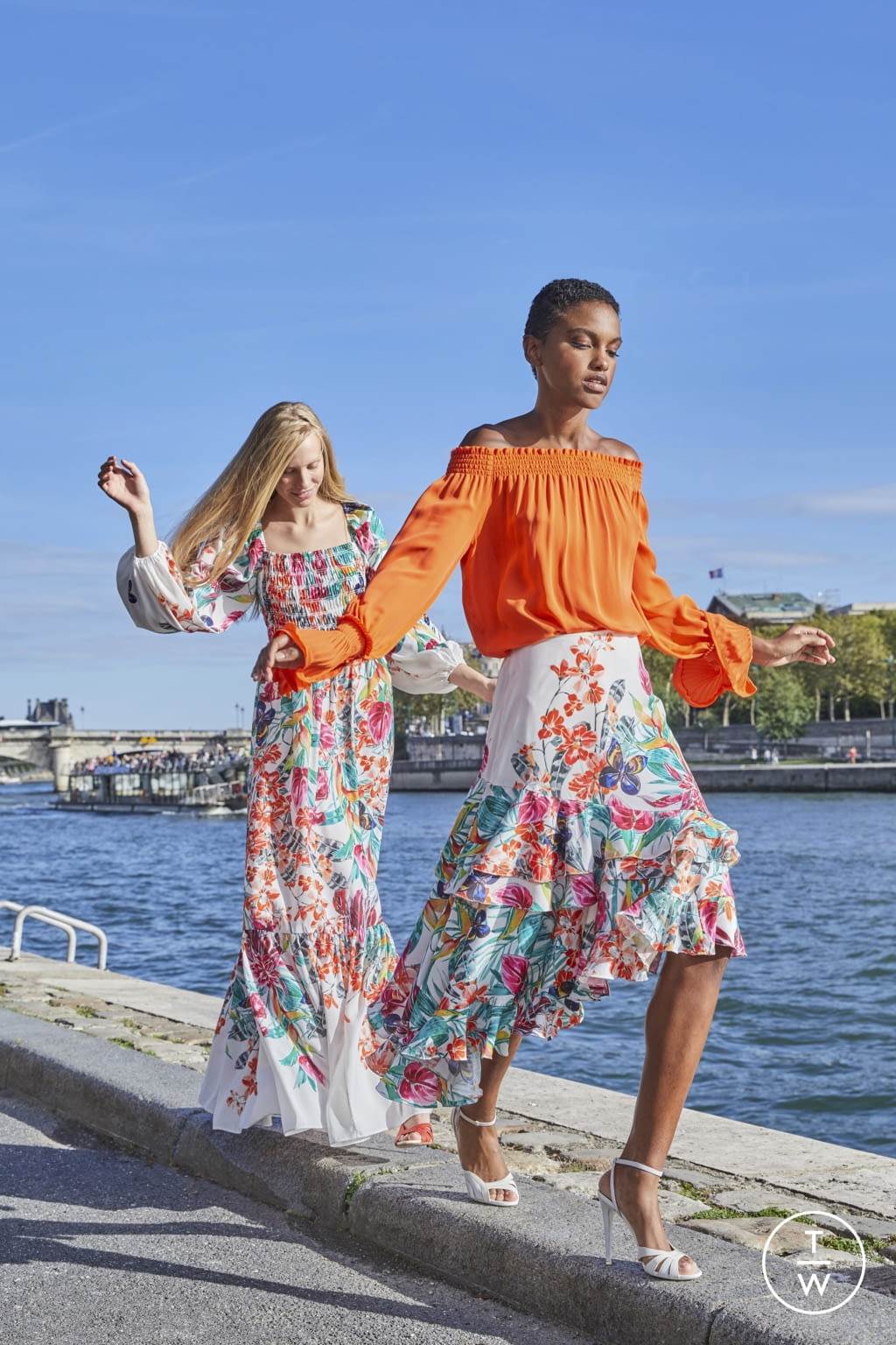 Fashion Week Paris Spring/Summer 2022 look 8 de la collection Emanuel Ungaro womenswear