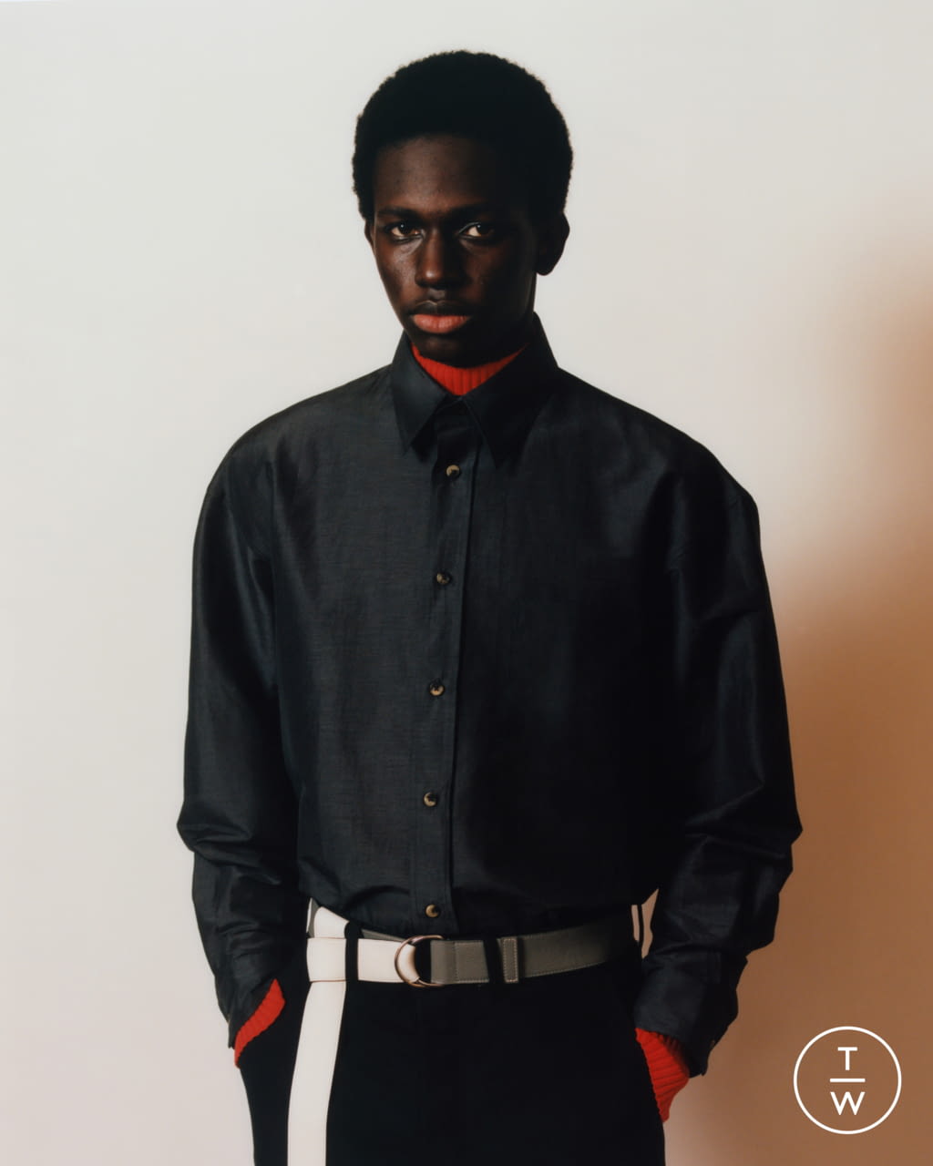 Fashion Week Paris Fall/Winter 2022 look 13 from the UNIFORME collection menswear