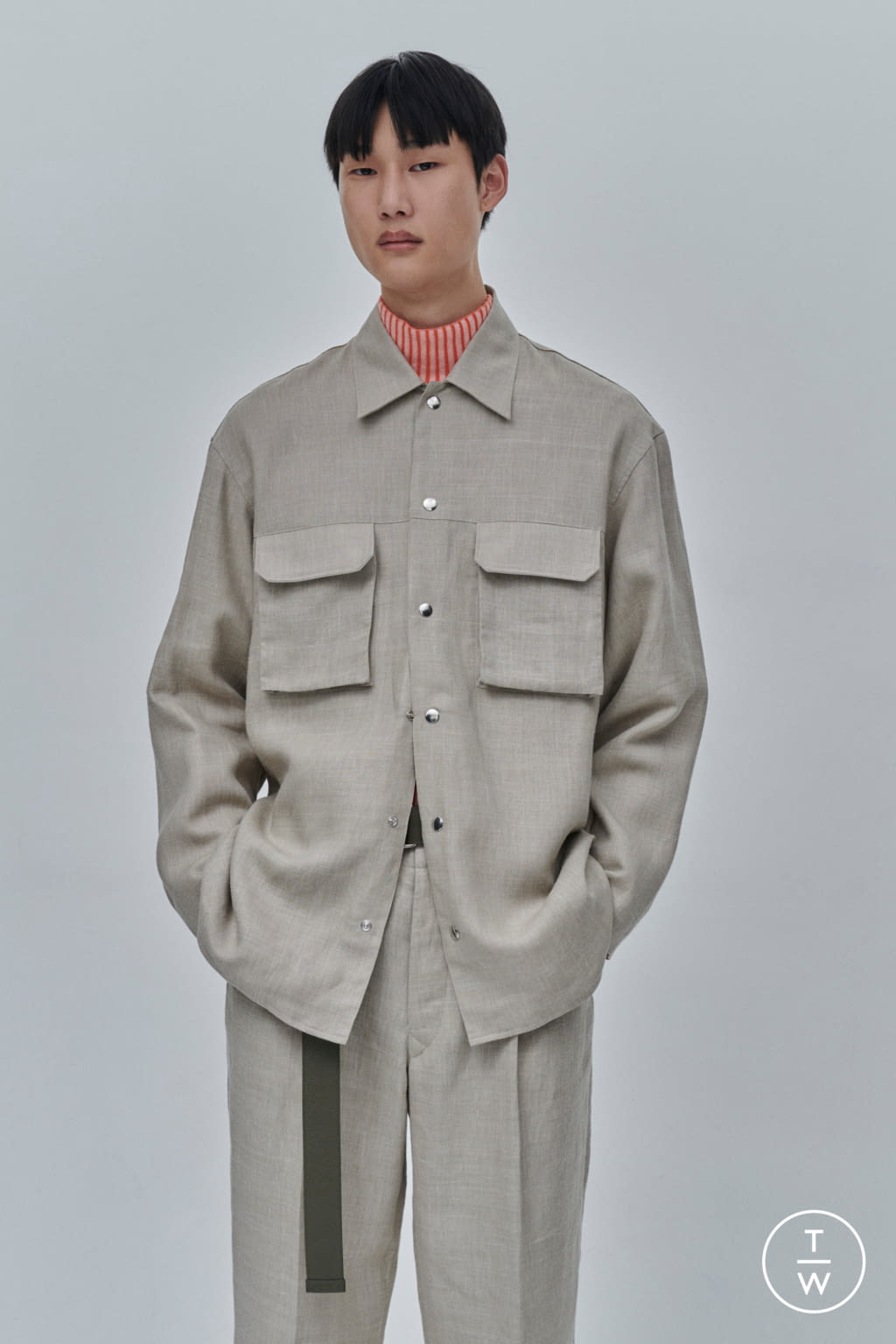 Fashion Week Paris Spring/Summer 2022 look 7 from the UNIFORME collection 男装