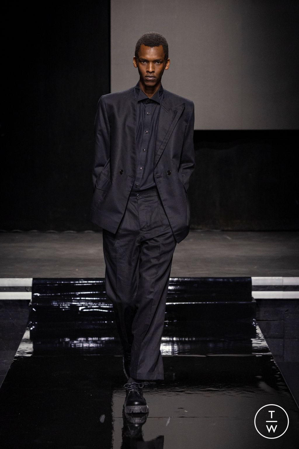 Fashion Week Paris Spring-Summer 2025 look 4 from the Uscita - Saudi 100 collection menswear