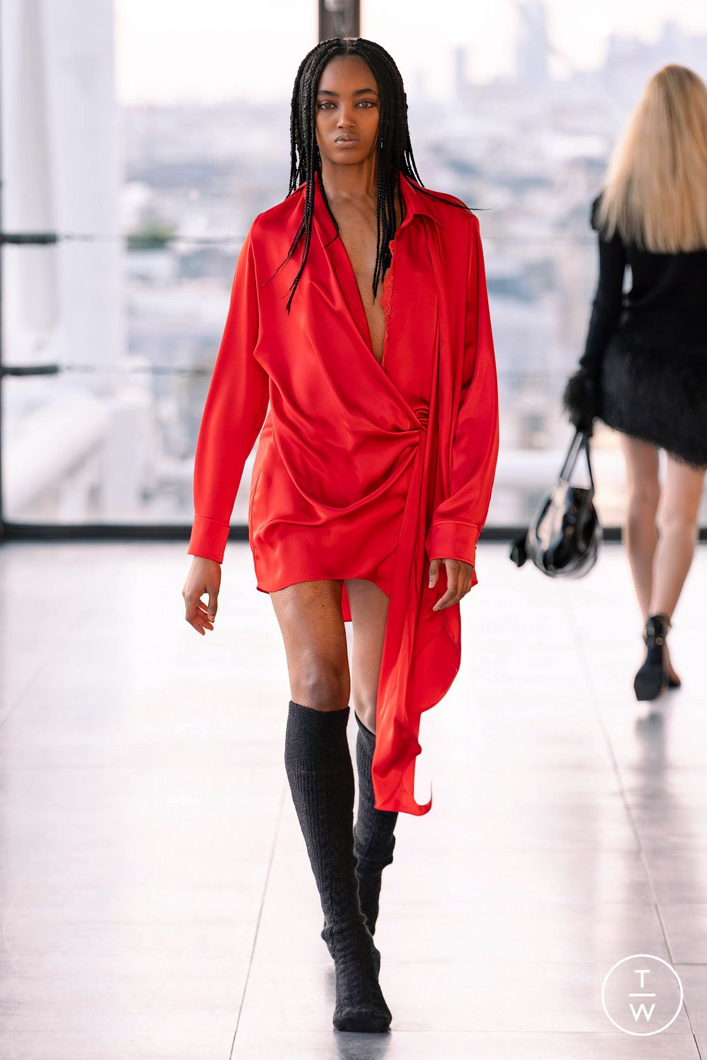 Fashion Week Paris Fall/Winter 2024 look 6 from the Vaillant collection 女装