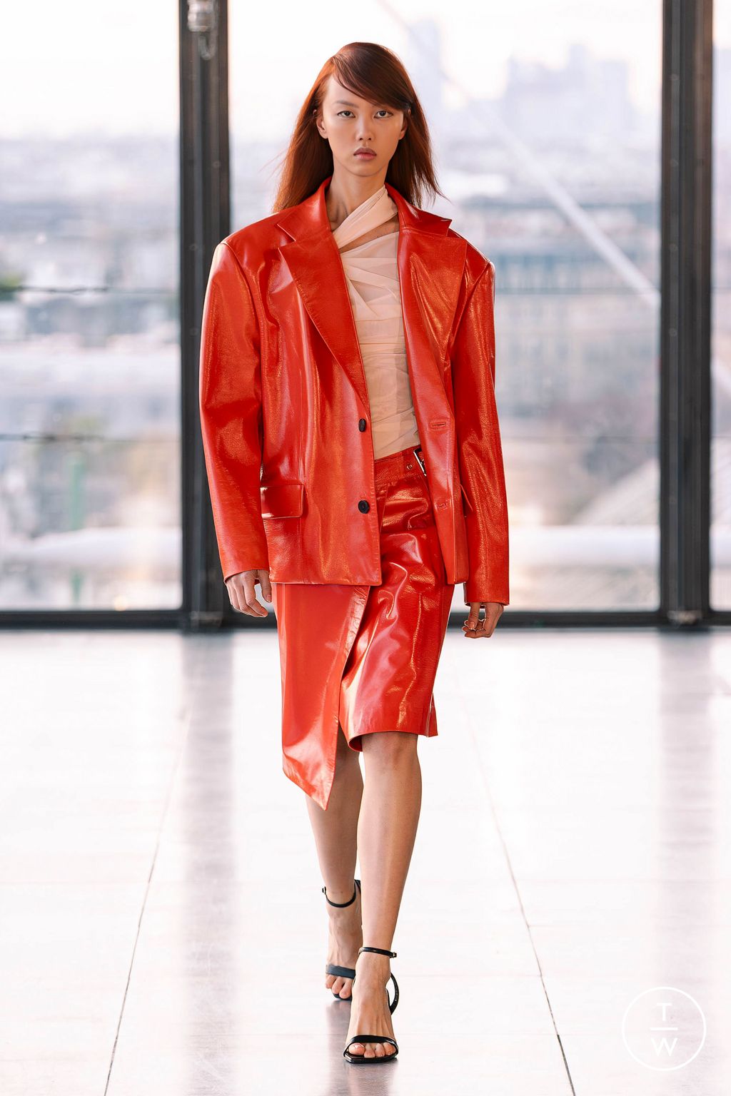 Fashion Week Paris Fall/Winter 2024 look 8 from the Vaillant collection 女装
