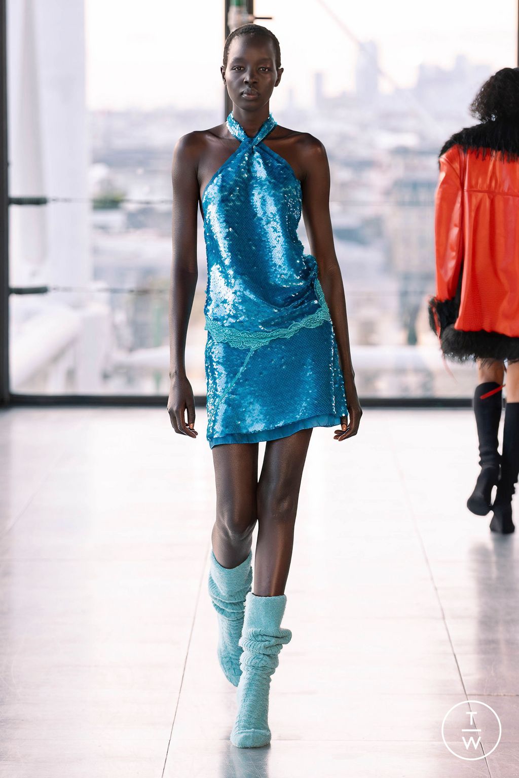 Fashion Week Paris Fall/Winter 2024 look 13 from the Vaillant collection 女装