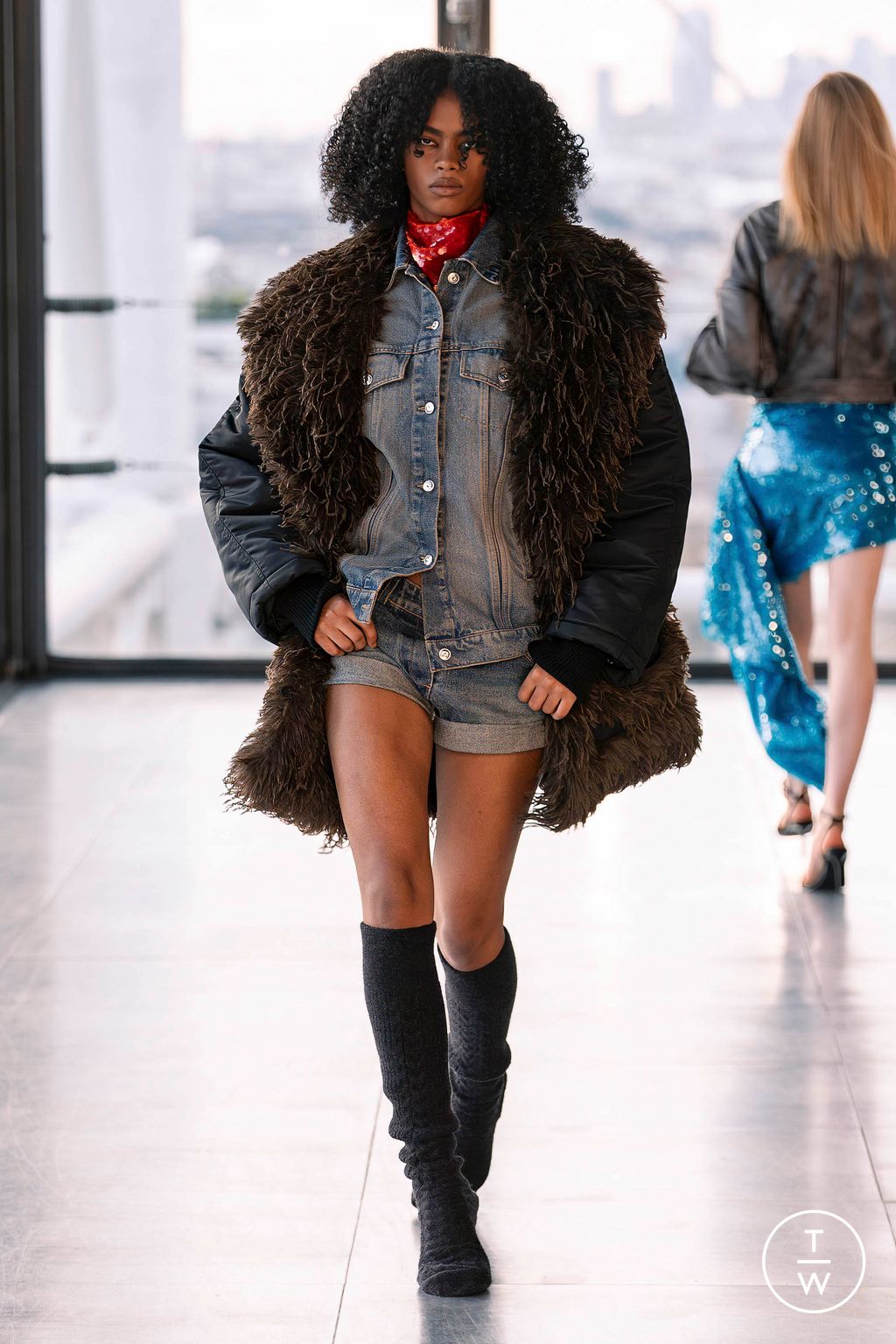 Fashion Week Paris Fall/Winter 2024 look 16 de la collection Vaillant womenswear