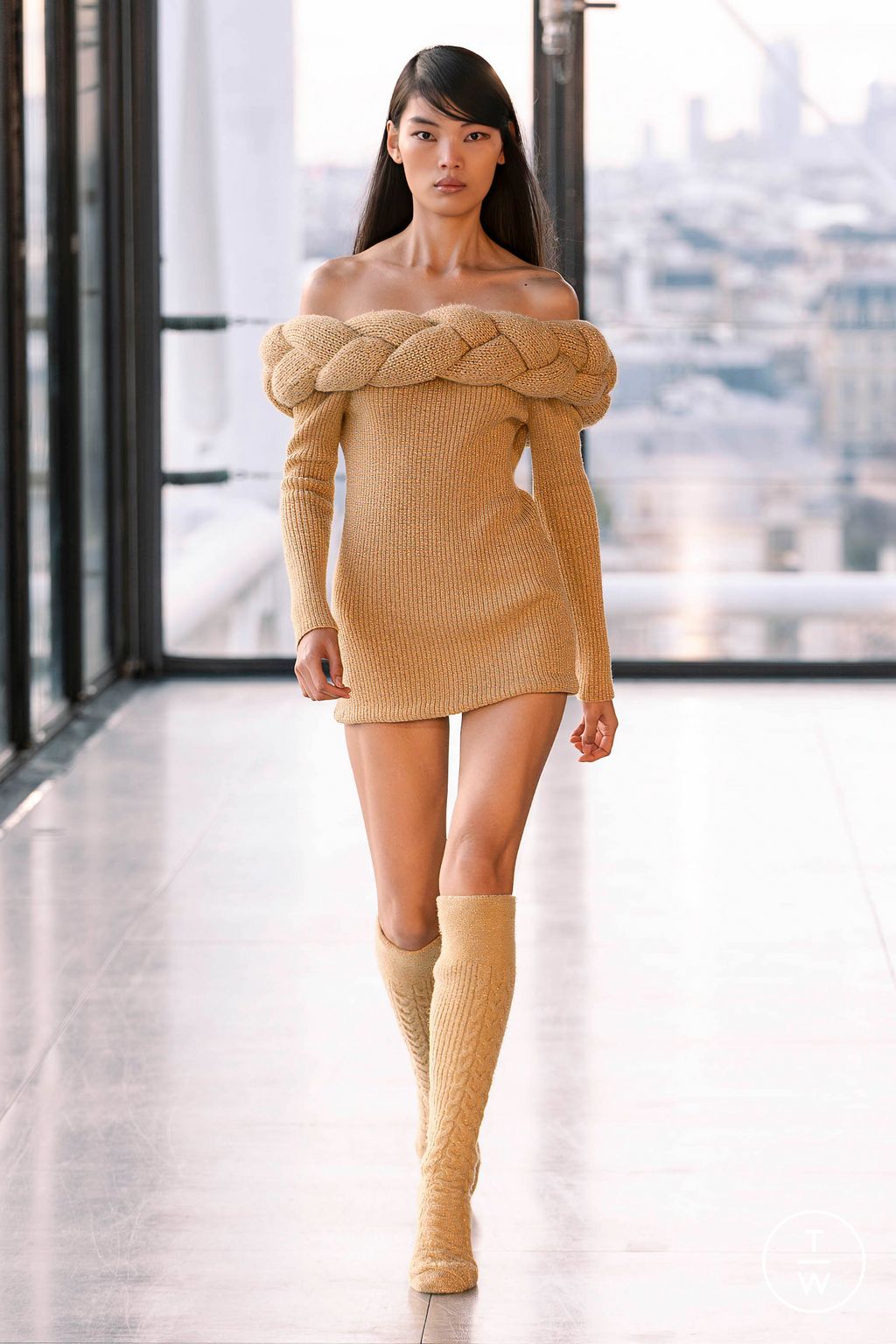 Fashion Week Paris Fall/Winter 2024 look 21 from the Vaillant collection womenswear