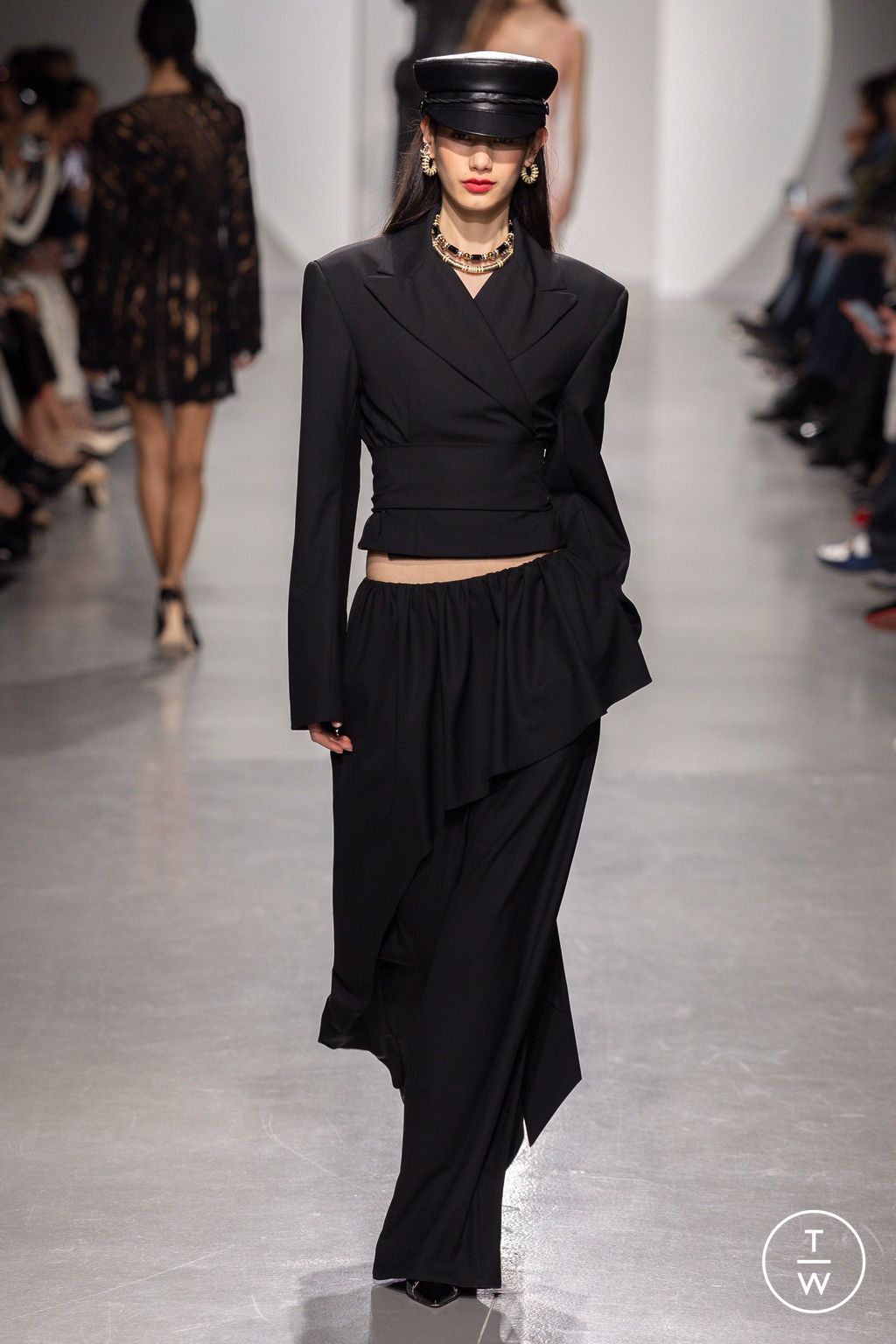 Fashion Week Paris Fall/Winter 2026 look 10 from the Vaillant collection womenswear
