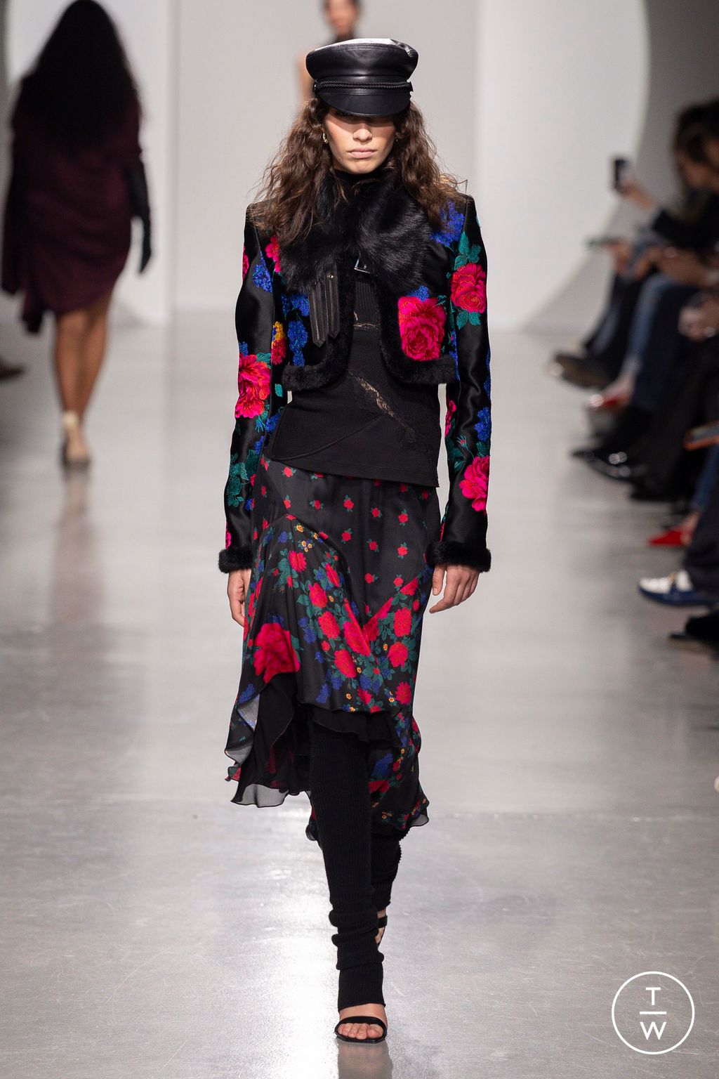 Fashion Week Paris Fall/Winter 2026 look 24 from the Vaillant collection womenswear