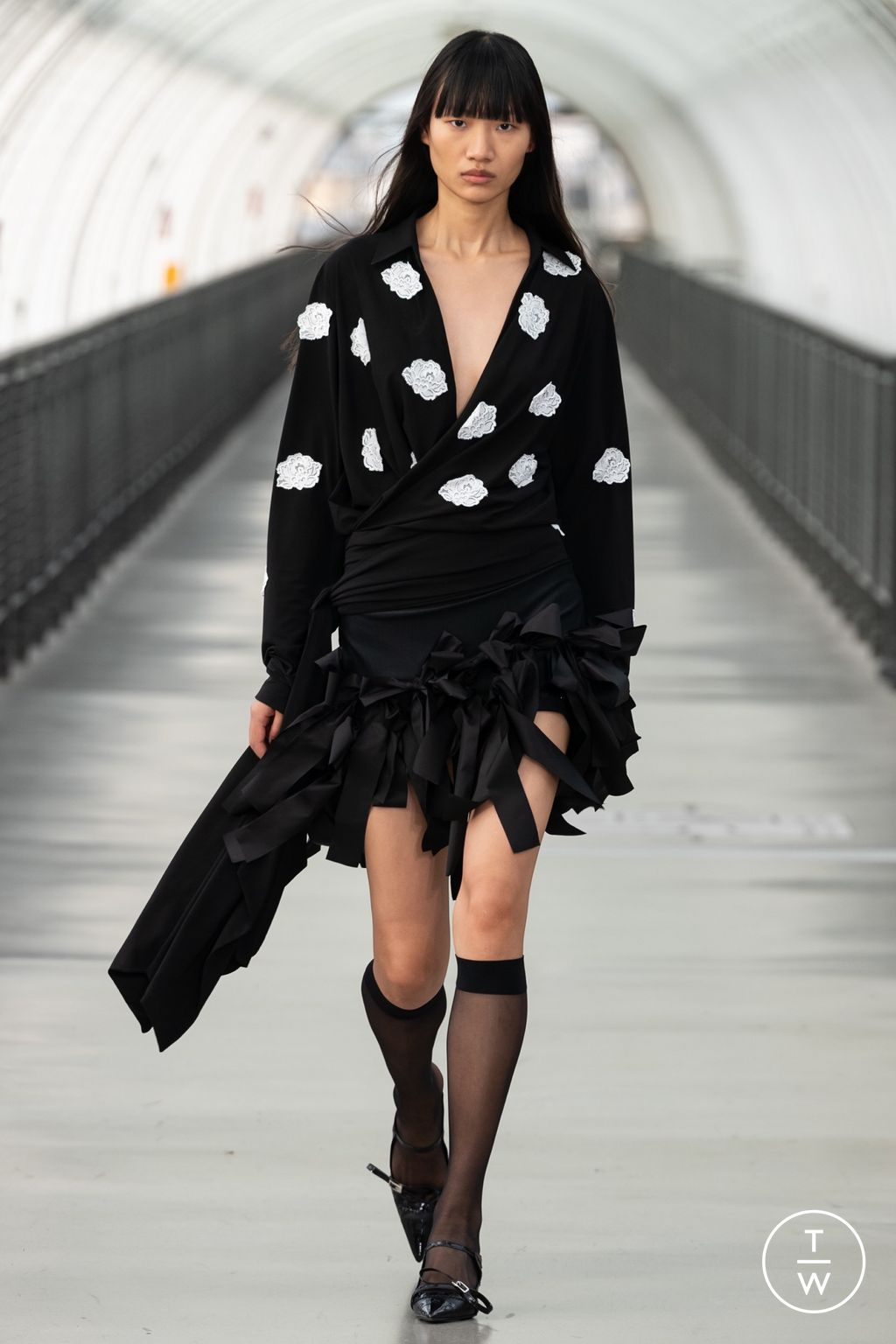 Fashion Week Paris Spring/Summer 2024 look 6 de la collection Vaillant womenswear