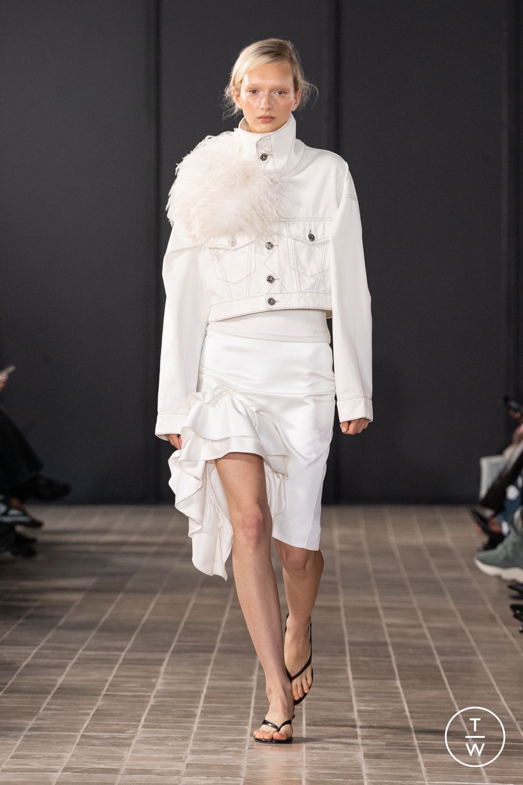 Fashion Week Paris Spring/Summer 2025 look 2 from the Vaillant collection womenswear