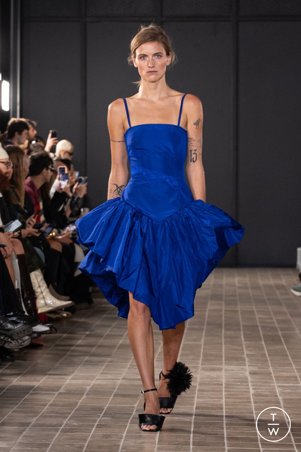 Fashion Week Paris Spring/Summer 2025 look 6 from the Vaillant collection womenswear