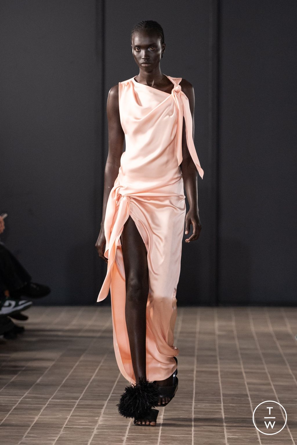 Fashion Week Paris Spring/Summer 2025 look 22 from the Vaillant collection womenswear