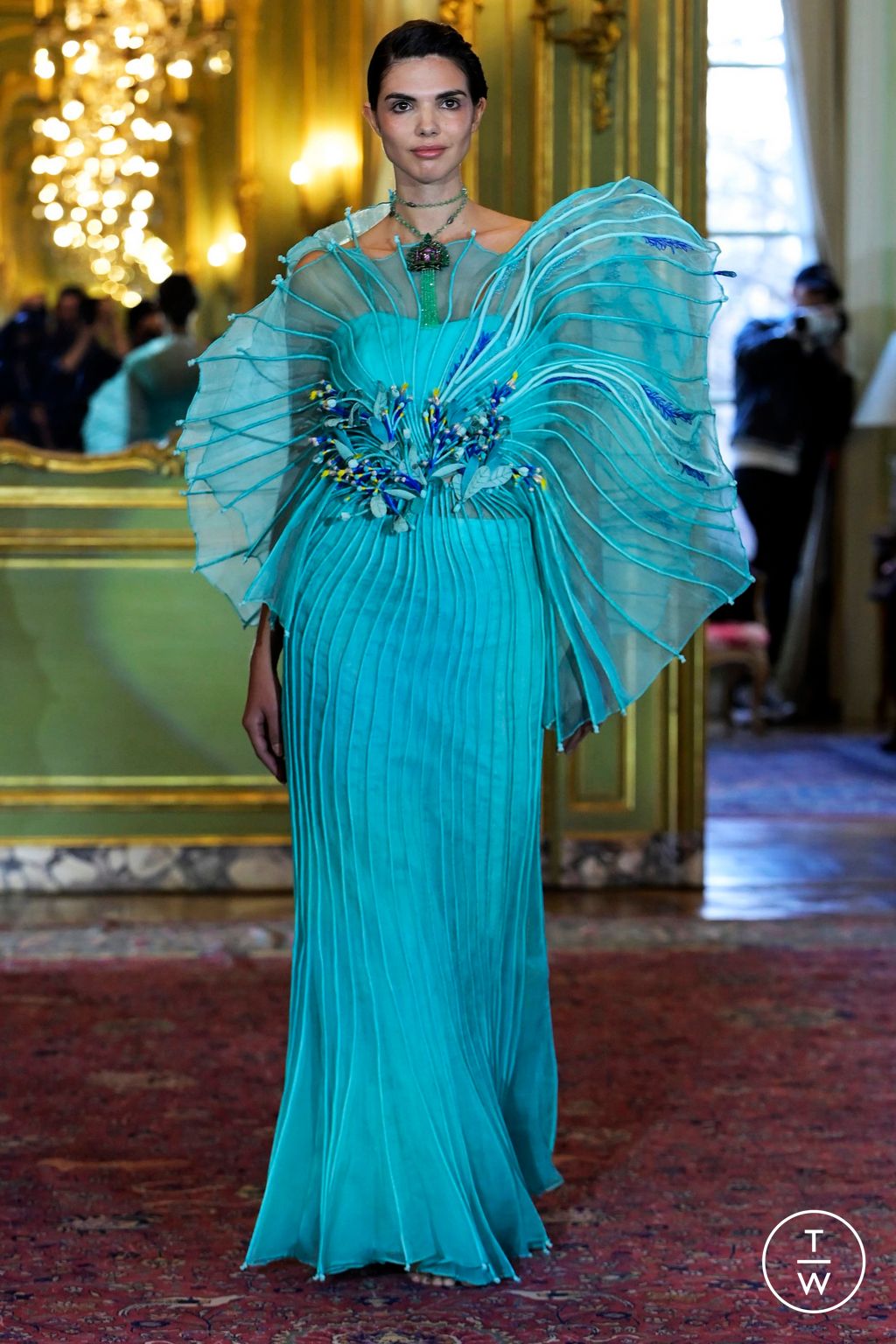 Fashion Week Paris Spring/Summer 2024 look 1 from the Vaishali S collection couture