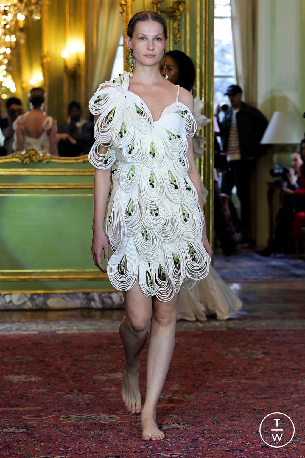 Fashion Week Paris Spring/Summer 2024 look 5 from the Vaishali S collection couture