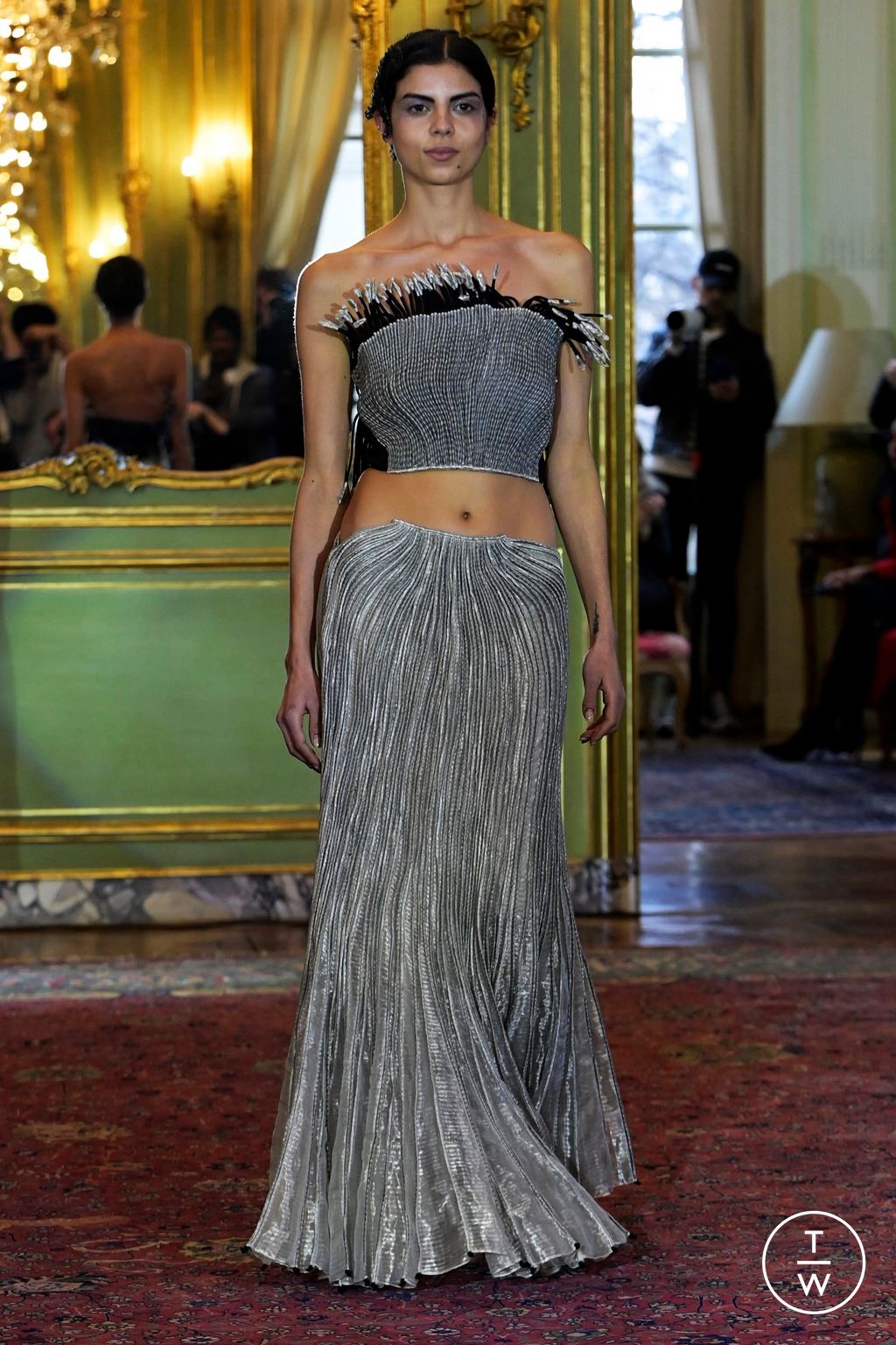 Fashion Week Paris Spring/Summer 2024 look 8 from the Vaishali S collection couture