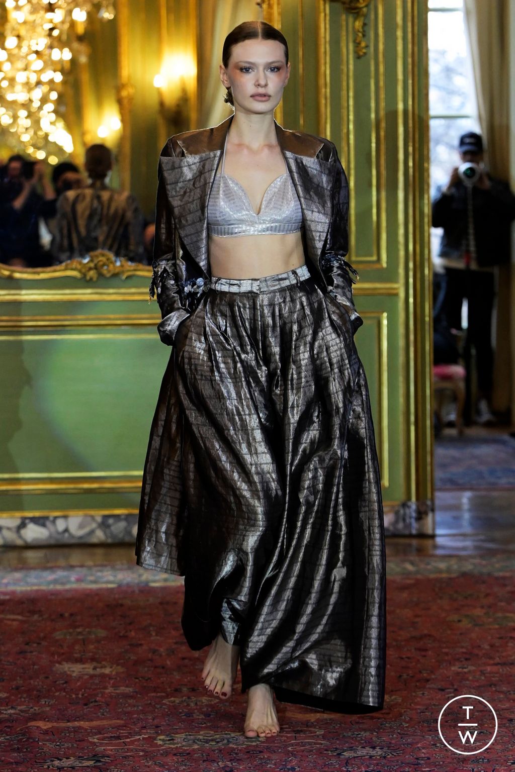 Fashion Week Paris Spring/Summer 2024 look 11 from the Vaishali S collection couture