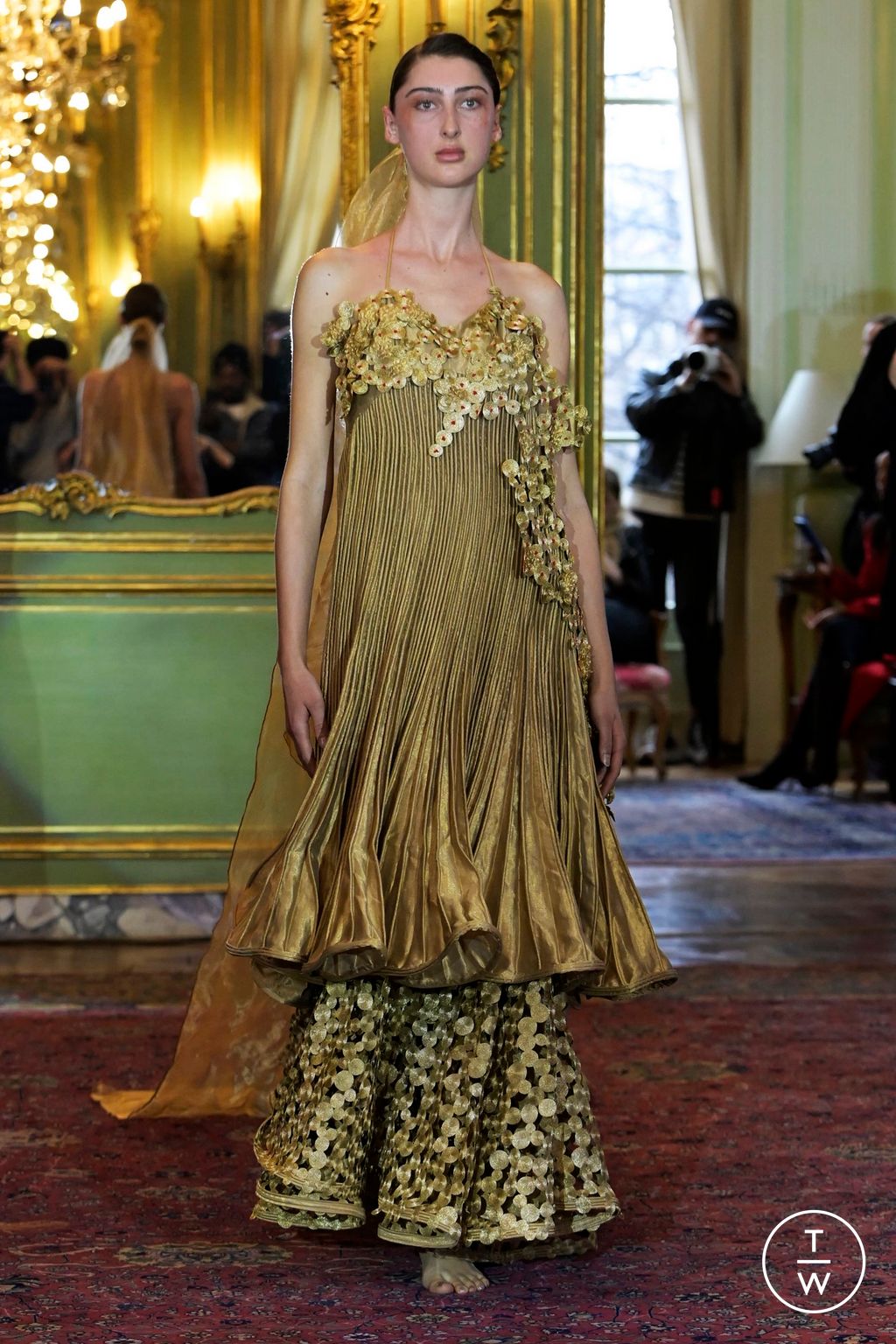 Fashion Week Paris Spring/Summer 2024 look 14 from the Vaishali S collection couture